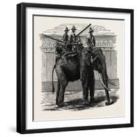 A Siamese War Elephant-null-Framed Giclee Print