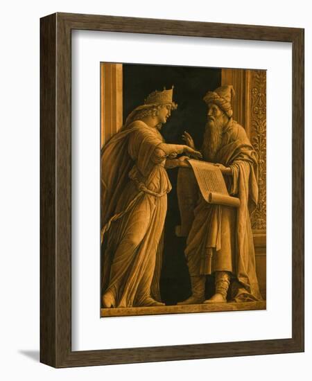 A Sibyl and a Prophet, C.1495-Andrea Mantegna-Framed Giclee Print