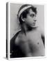 A Sicilian Boy-Freiherr Wilhelm von Gloeden-Stretched Canvas