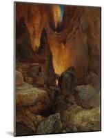 A Side Canyon, Grand Canyon of Arizona, 1915 (Oil on Canvas)-Thomas Moran-Mounted Giclee Print