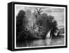 A Sight at Celebes, Indonesia, 19th Century-Hubert Clerget-Framed Stretched Canvas