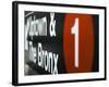 A Sign on the New York City Subway.-Jon Hicks-Framed Photographic Print