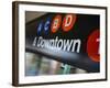 A Sign on the New York City Subway.-Jon Hicks-Framed Photographic Print