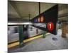 A Sign on the New York City Subway.-Jon Hicks-Mounted Photographic Print
