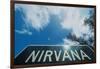 A sign that reads "Nirvana"-null-Framed Photographic Print