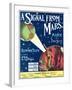 "A Signal from Mars" Sheet Music from the National Museum of American History-null-Framed Art Print