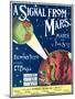 "A Signal from Mars" Sheet Music from the National Museum of American History-null-Mounted Art Print