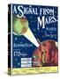 "A Signal from Mars" Sheet Music from the National Museum of American History-null-Stretched Canvas