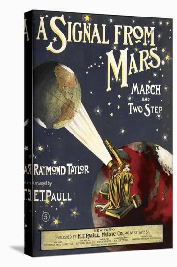 A Signal From Mars-Raymond Taylor-Stretched Canvas