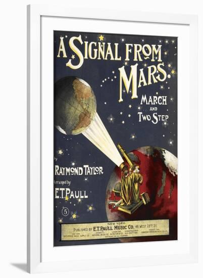 A Signal From Mars-Raymond Taylor-Framed Giclee Print