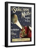 A Signal From Mars-Raymond Taylor-Framed Premium Giclee Print