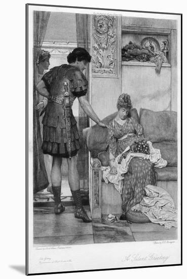 A Silent Greeting, 20th Century-Lawrence Alma-Tadema-Mounted Giclee Print