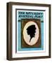 "A Silhouette," Saturday Evening Post Cover, May 11, 1929-Penrhyn Stanlaws-Framed Giclee Print