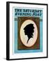 "A Silhouette," Saturday Evening Post Cover, May 11, 1929-Penrhyn Stanlaws-Framed Giclee Print