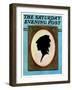 "A Silhouette," Saturday Evening Post Cover, May 11, 1929-Penrhyn Stanlaws-Framed Giclee Print