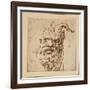 A Silvan Mask-Agostino Carracci-Framed Giclee Print