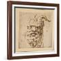 A Silvan Mask-Agostino Carracci-Framed Giclee Print