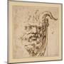 A Silvan Mask-Agostino Carracci-Mounted Giclee Print