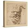 A Silvan Mask-Agostino Carracci-Stretched Canvas