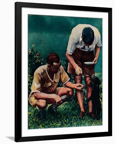 A Singapore Mascot of the Raf, 1940-null-Framed Giclee Print