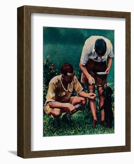 A Singapore Mascot of the Raf, 1940-null-Framed Giclee Print