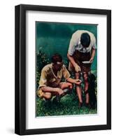 A Singapore Mascot of the Raf, 1940-null-Framed Giclee Print