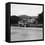 A Singer Car in Front of the Governor's House, Trinidad, Trinidad and Tobago, 1931-null-Framed Stretched Canvas