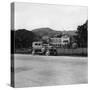 A Singer Car in Front of the Governor's House, Trinidad, Trinidad and Tobago, 1931-null-Stretched Canvas