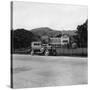 A Singer Car in Front of the Governor's House, Trinidad, Trinidad and Tobago, 1931-null-Stretched Canvas