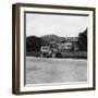 A Singer Car in Front of the Governor's House, Trinidad, Trinidad and Tobago, 1931-null-Framed Photographic Print