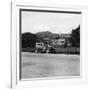 A Singer Car in Front of the Governor's House, Trinidad, Trinidad and Tobago, 1931-null-Framed Photographic Print