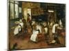 A Singerie: Monkey Barbers Serving Cats-Jan Van, The Elder Kessel-Mounted Giclee Print