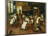 A Singerie: Monkey Barbers Serving Cats-Jan Van, The Elder Kessel-Mounted Giclee Print