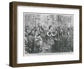 A Singing Saloon in Ratcliff Highway-null-Framed Giclee Print