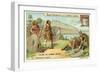 A Single Combat, Ancient Germany-null-Framed Giclee Print