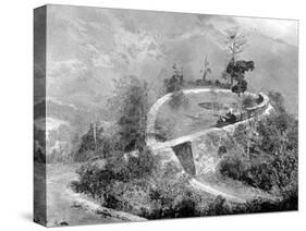 A Single Loop in the Darjeeling Himalayan Railway, India, C1910-null-Stretched Canvas