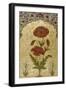 A Single Stem of Poppy Blossoms on Gold Ground, 1770-80 AD-null-Framed Giclee Print