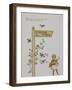 A Singpost To London Town. Illustration From London Town'-Thomas Crane-Framed Giclee Print