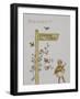 A Singpost To London Town. Illustration From London Town'-Thomas Crane-Framed Giclee Print