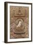 A Sino Tibetan Silk Embroidered Silk Thang.Ka Depicting Tsong.Kha.Pa, Circa 1800-null-Framed Giclee Print