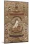 A Sino Tibetan Silk Embroidered Silk Thang.Ka Depicting Tsong.Kha.Pa, Circa 1800-null-Mounted Giclee Print