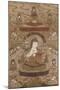 A Sino Tibetan Silk Embroidered Silk Thang.Ka Depicting Tsong.Kha.Pa, Circa 1800-null-Mounted Giclee Print