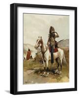 A Sioux Indian Chief-Frank Feller-Framed Giclee Print