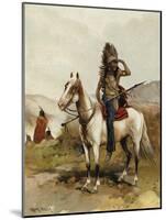 A Sioux Indian Chief-Frank Feller-Mounted Giclee Print