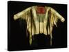 A Sioux Quilled and Fringed Hide Warrior's Shirt, Mid 19th Century-null-Stretched Canvas
