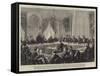 A Sitting of the Brussels Conference on the Usages of War-Joseph Nash-Framed Stretched Canvas