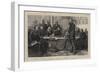 A Sitting of the Joint High Commission for the Settlement of the Alabama Claims-null-Framed Giclee Print