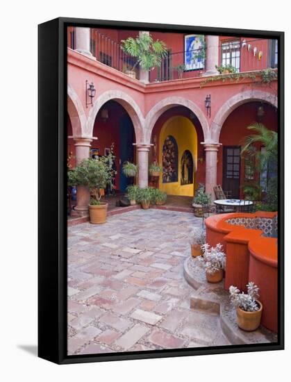 A Six Bedroom Bed & Breakfast, San Miguel, Guanajuato State, Mexico-Julie Eggers-Framed Stretched Canvas