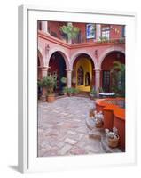 A Six Bedroom Bed & Breakfast, San Miguel, Guanajuato State, Mexico-Julie Eggers-Framed Photographic Print