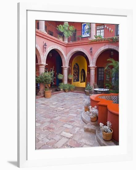 A Six Bedroom Bed & Breakfast, San Miguel, Guanajuato State, Mexico-Julie Eggers-Framed Photographic Print